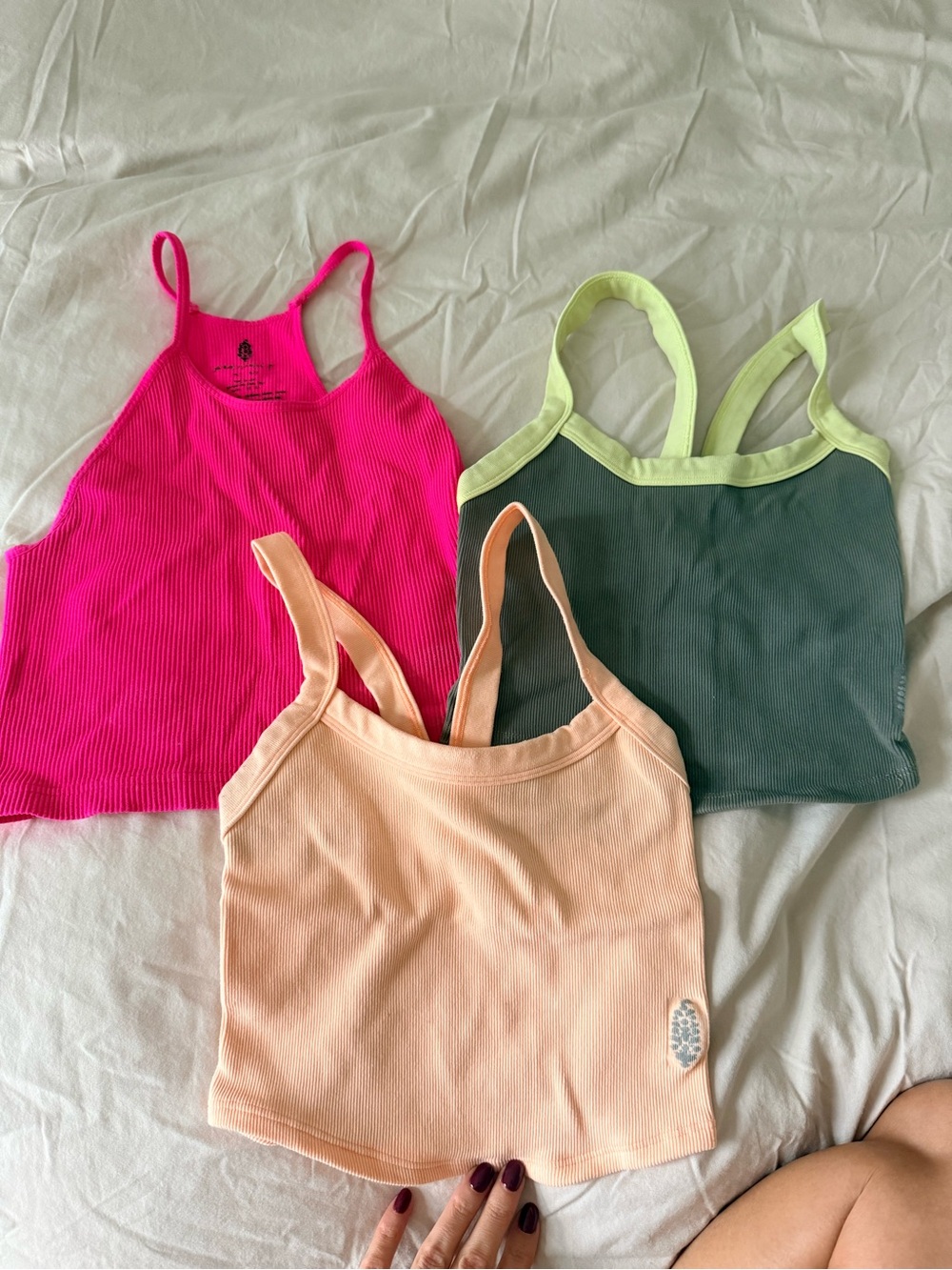 Three free people tanks
